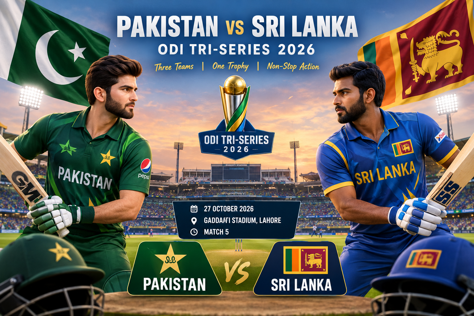 Pakistan vs Sri Lanka Cricket Series 2026